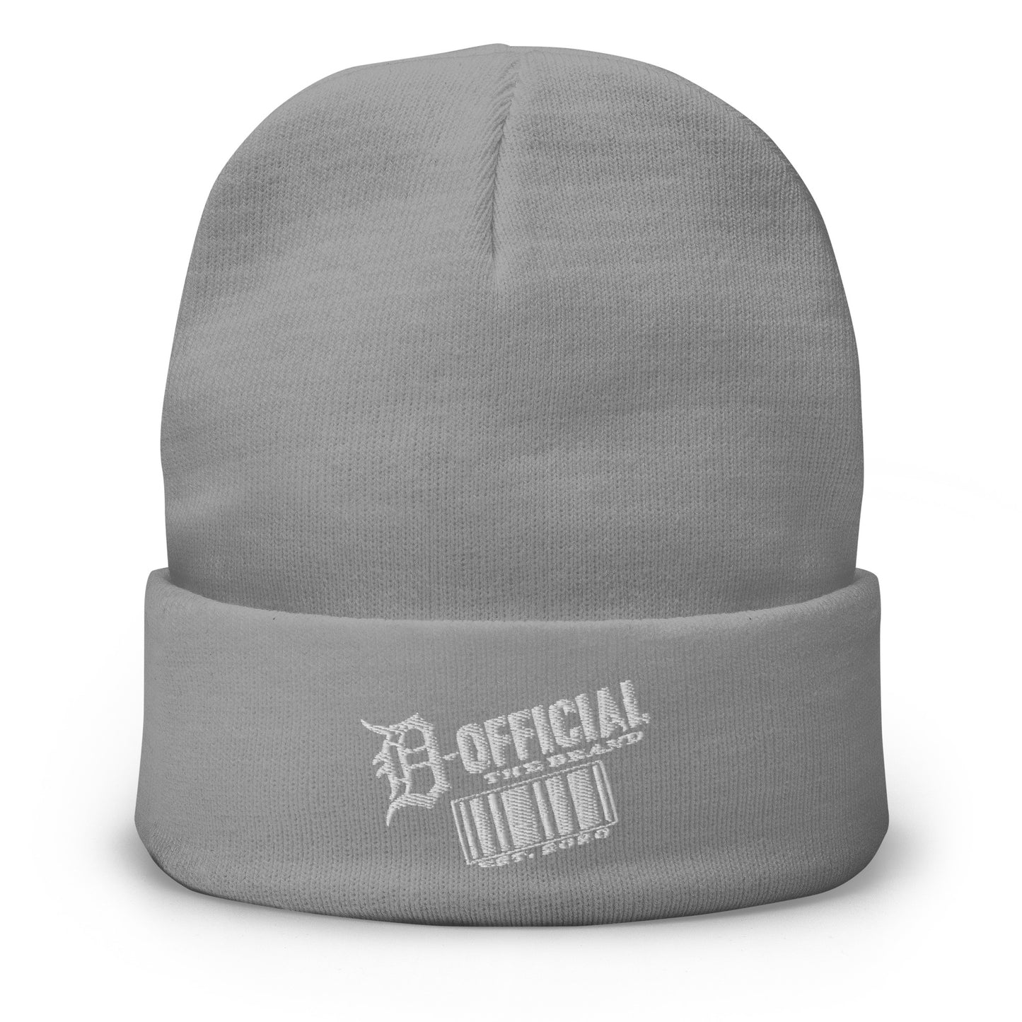 D-OFFICIAL BRANDS Embroidered "Bar-Code" Skull Cap