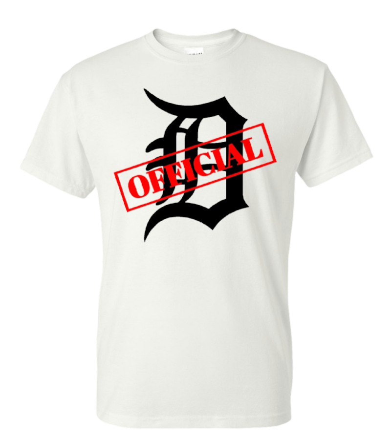 D-OFFICIAL BRANDS "Original Logo" T-Shirt (Black D Image)