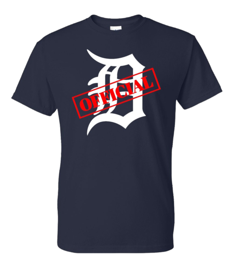 D-OFFICIAL BRANDS "Original Logo" T-Shirt (White D Image)
