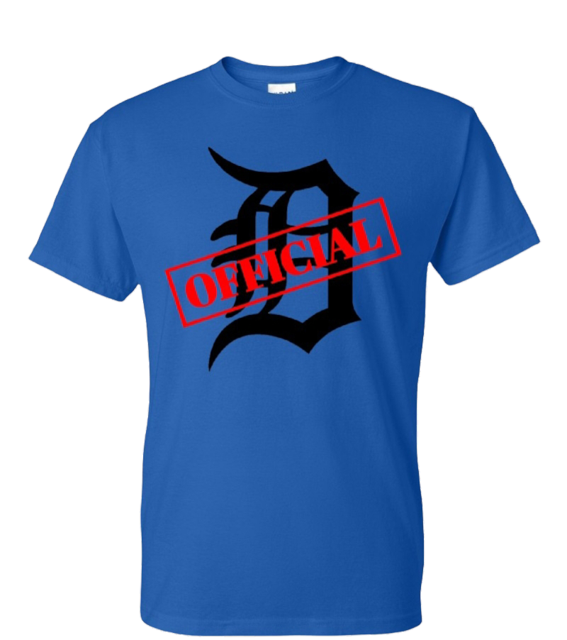 D-OFFICIAL BRANDS "Original Logo" T-Shirt (Black D Image)