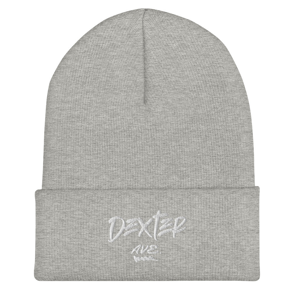 "DEXTER AVE." Embroidered Skull Cap, By D-OFFICIAL BRANDS