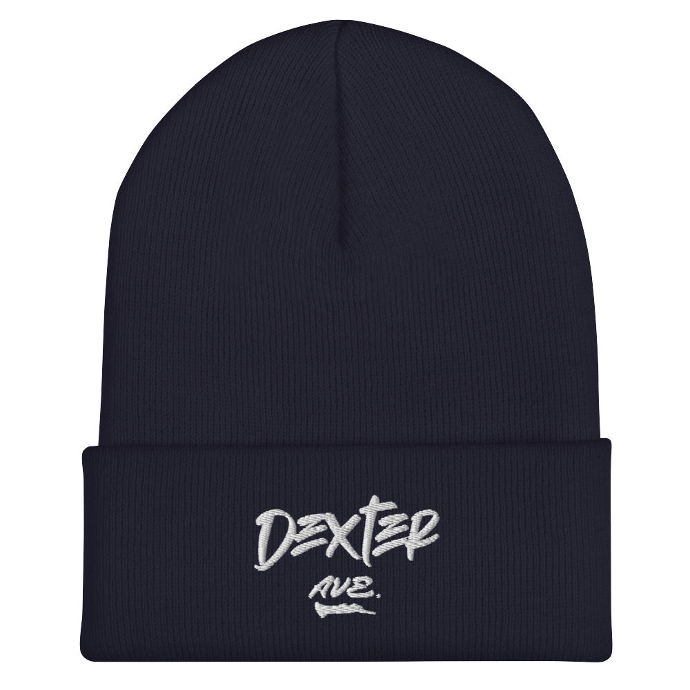 "DEXTER AVE." Embroidered Skull Cap, By D-OFFICIAL BRANDS