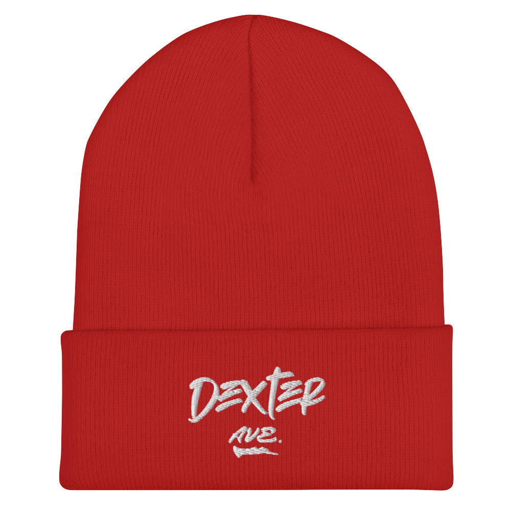 "DEXTER AVE." Embroidered Skull Cap, By D-OFFICIAL BRANDS