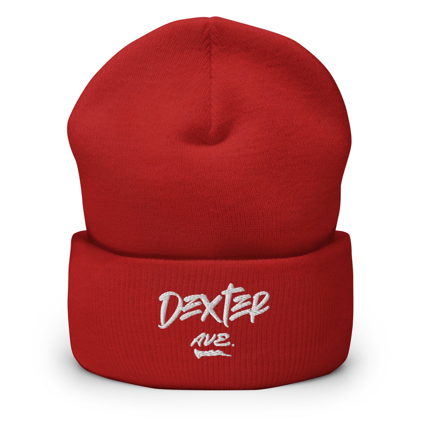 "DEXTER AVE." Embroidered Skull Cap, By D-OFFICIAL BRANDS