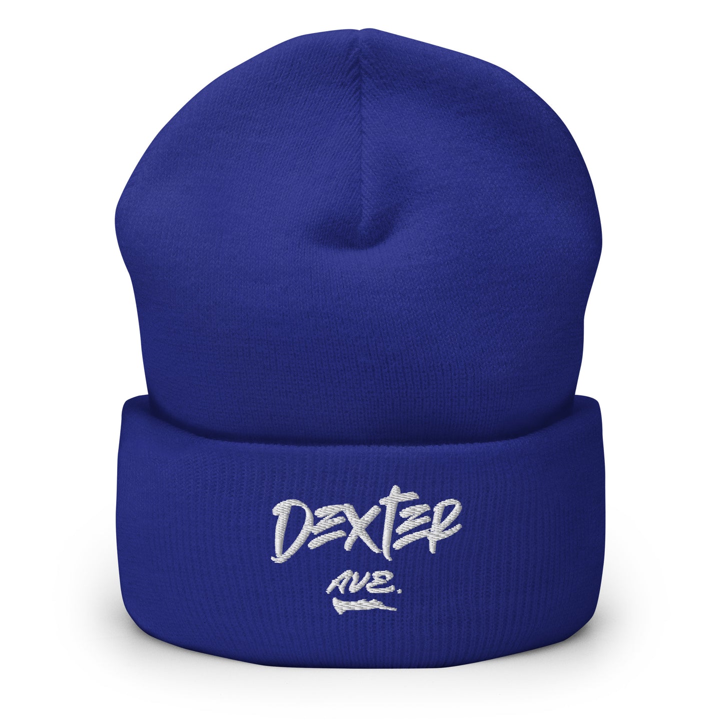 "DEXTER AVE." Embroidered Skull Cap, By D-OFFICIAL BRANDS