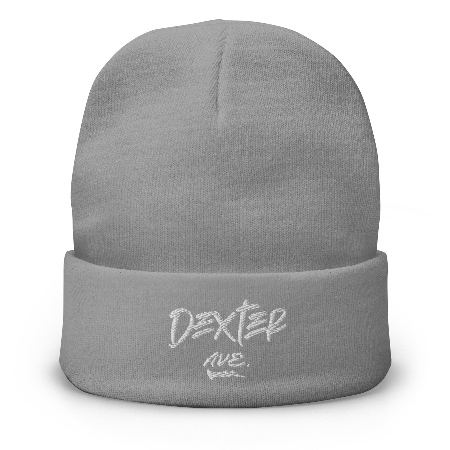 "DEXTER AVE." Embroidered Skull Cap, By D-OFFICIAL BRANDS