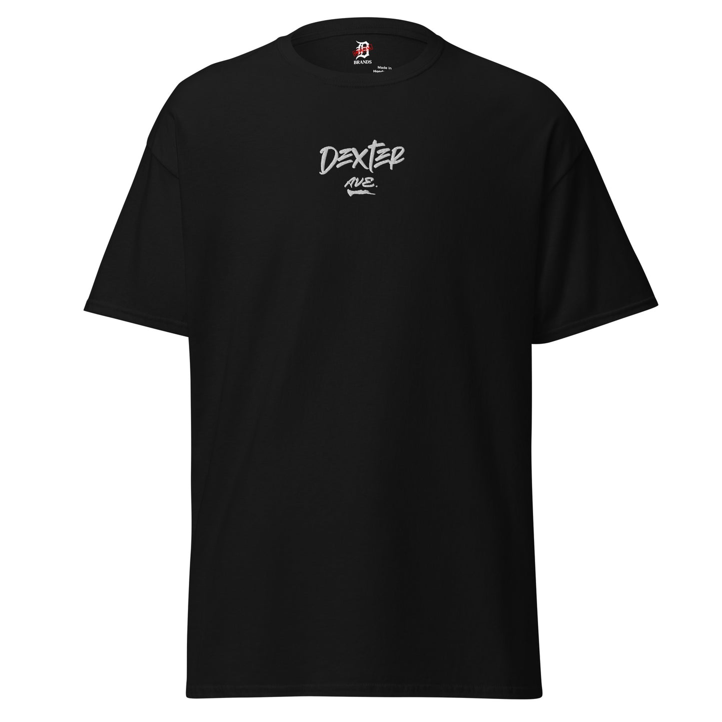 "DEXTER AVE." Embroidered Crew-Neck T-Shirt