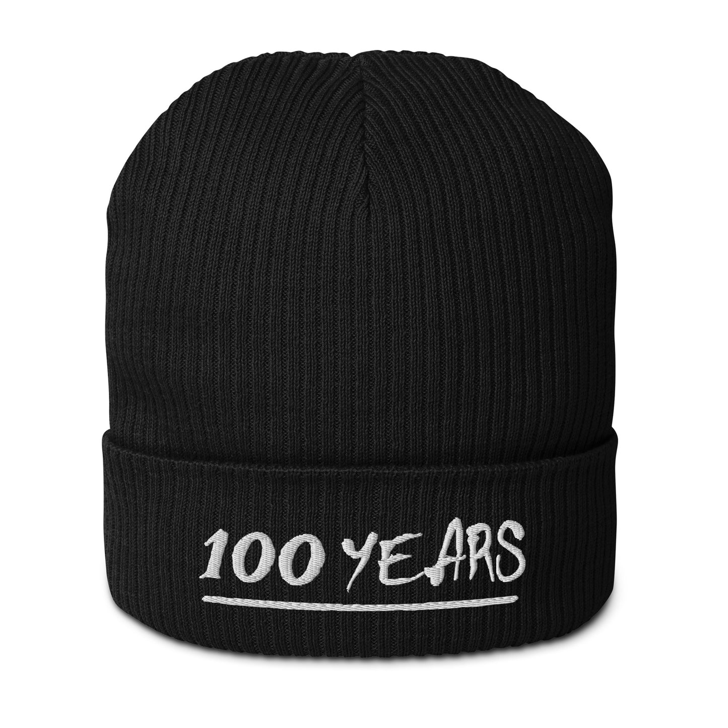 "DEXTER AVE." "100 YEARS" Organic Ribbed Skull Cap, By D-OFFICIAL BRANDS