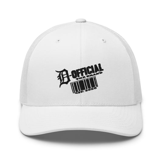 D-OFFICIAL BRANDS "Bar-Code" Snap-Back Trucker Cap