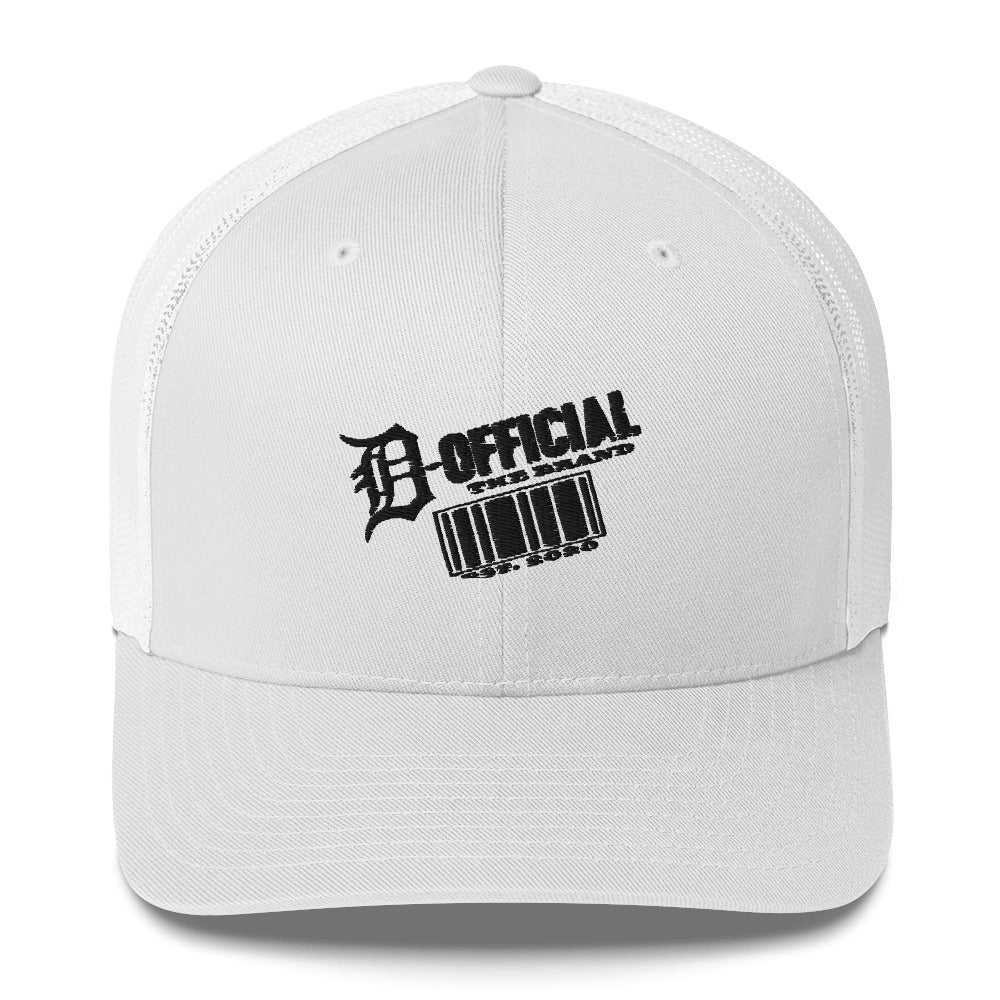 D-OFFICIAL BRANDS "Bar-Code" Snap-Back Trucker Cap