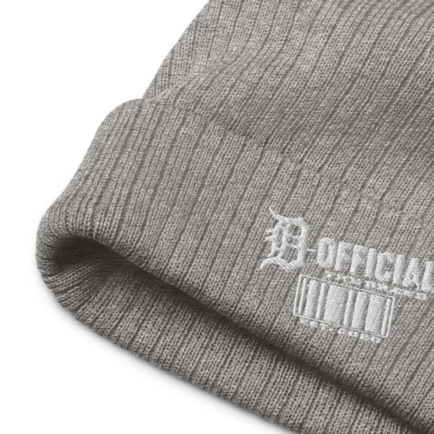 D-OFFICIAL BRANDS Embroidered "Bar-Code" Skull Cap