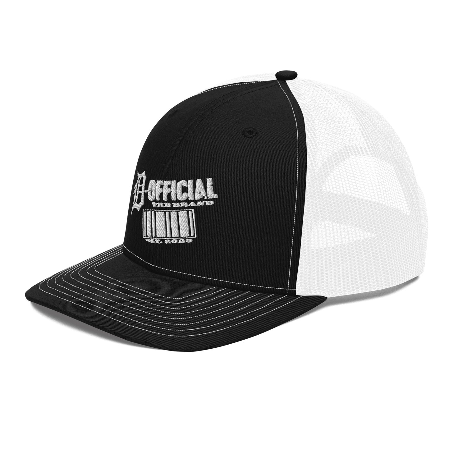 D-OFFICIAL BRANDS "Bar-Code" Snap-Back Trucker Cap