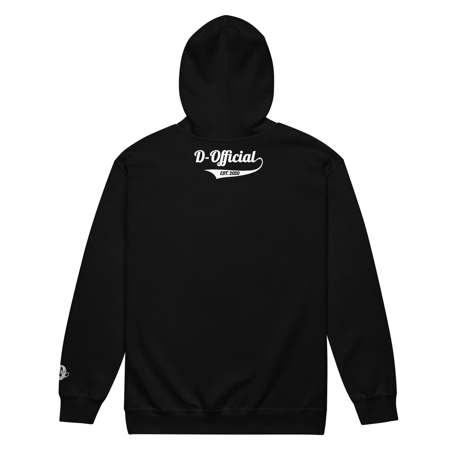 D-OFFICIAL BRANDS "Signature" Embroidered Zip-Up Hoodie