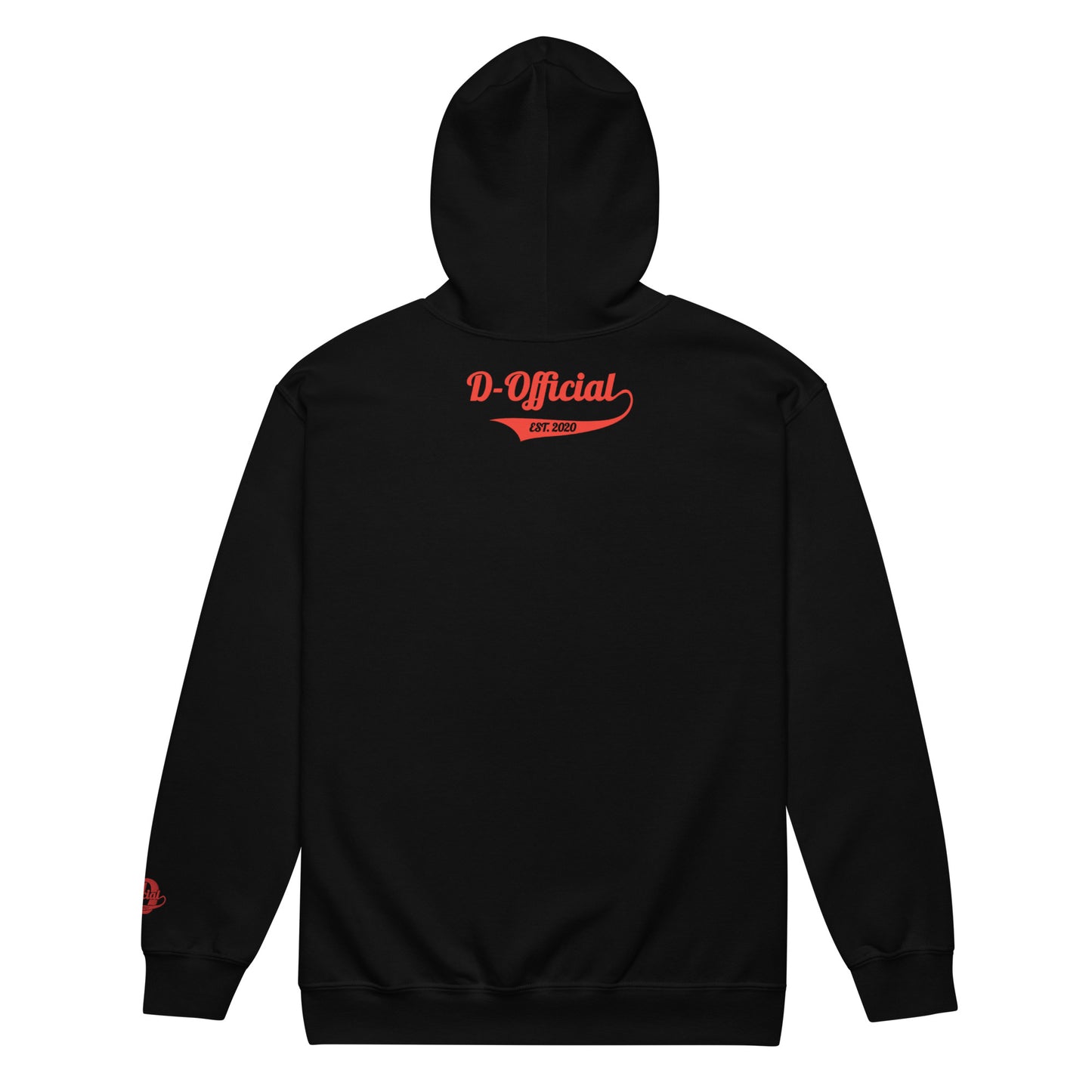 D-OFFICIAL BRANDS "Signature" Embroidered Zip-Up Hoodie