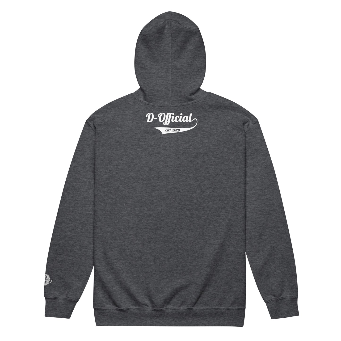 D-OFFICIAL BRANDS "Signature" Embroidered Zip-Up Hoodie