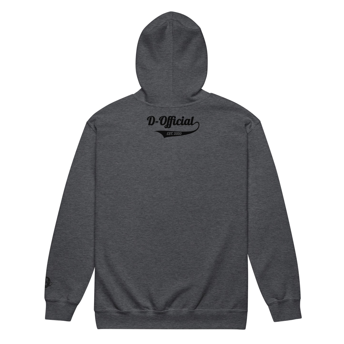 D-OFFICIAL BRANDS "Signature" Embroidered Zip-Up Hoodie