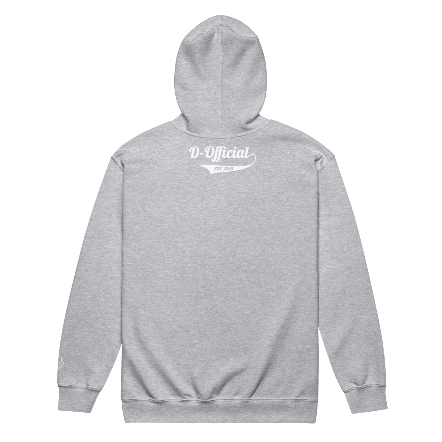 D-OFFICIAL BRANDS "Signature" Embroidered Zip-Up Hoodie