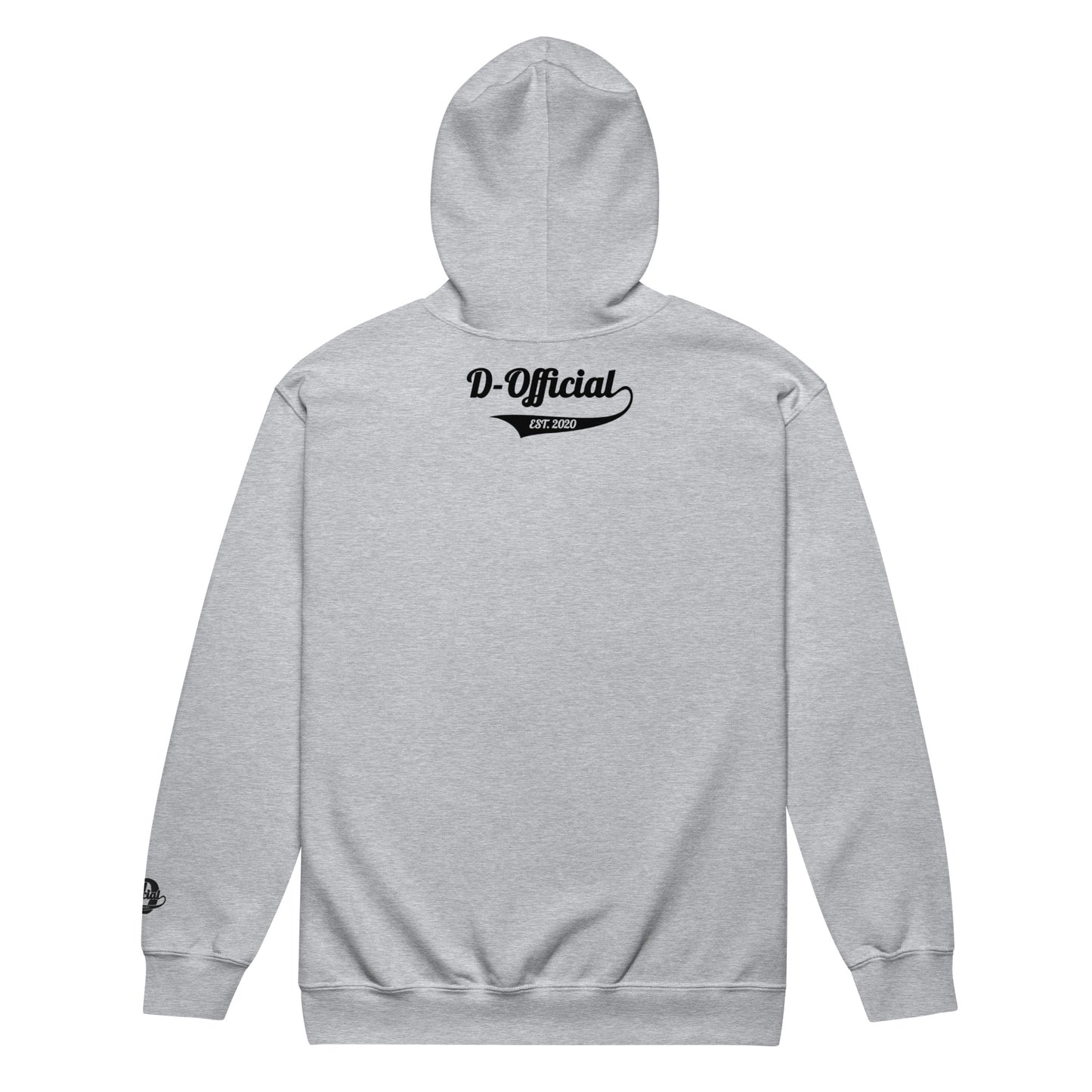 D-OFFICIAL BRANDS "Signature" Embroidered Zip-Up Hoodie