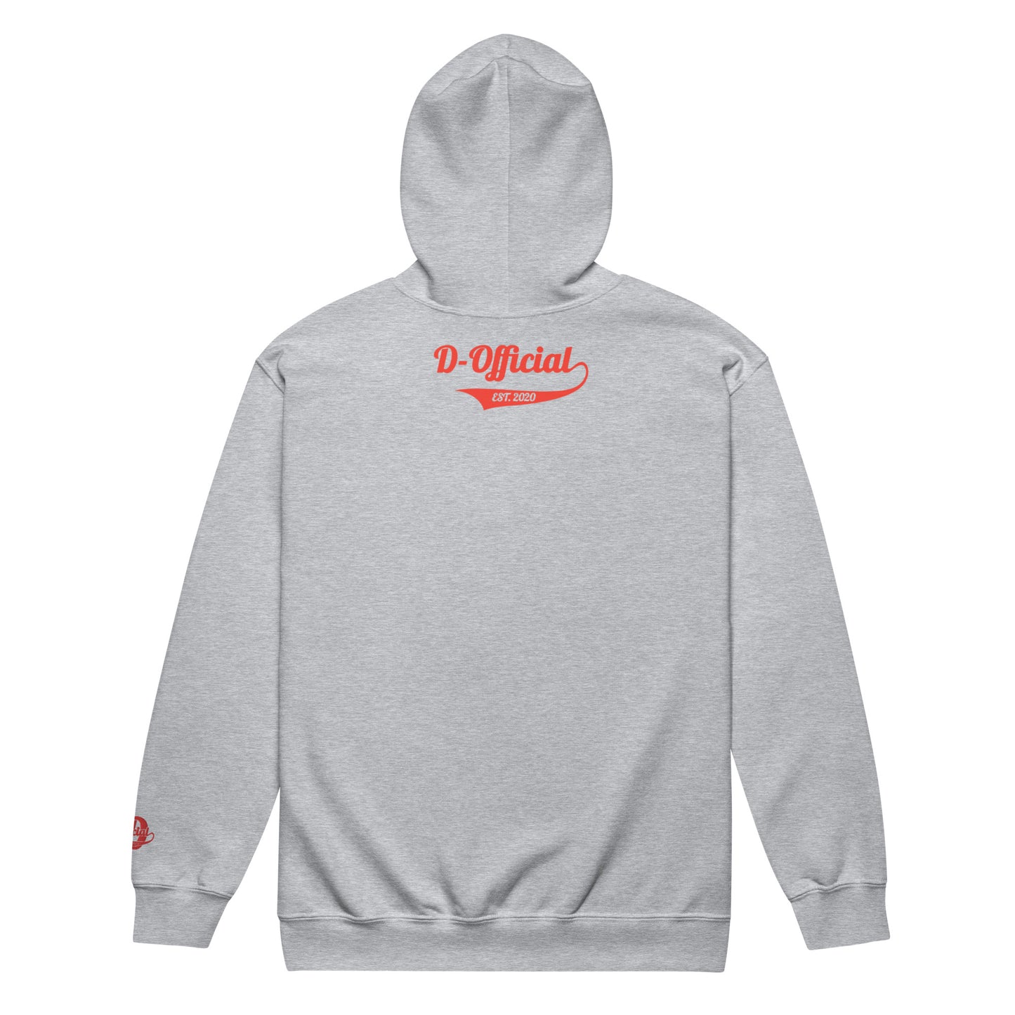 D-OFFICIAL BRANDS "Signature" Embroidered Zip-Up Hoodie