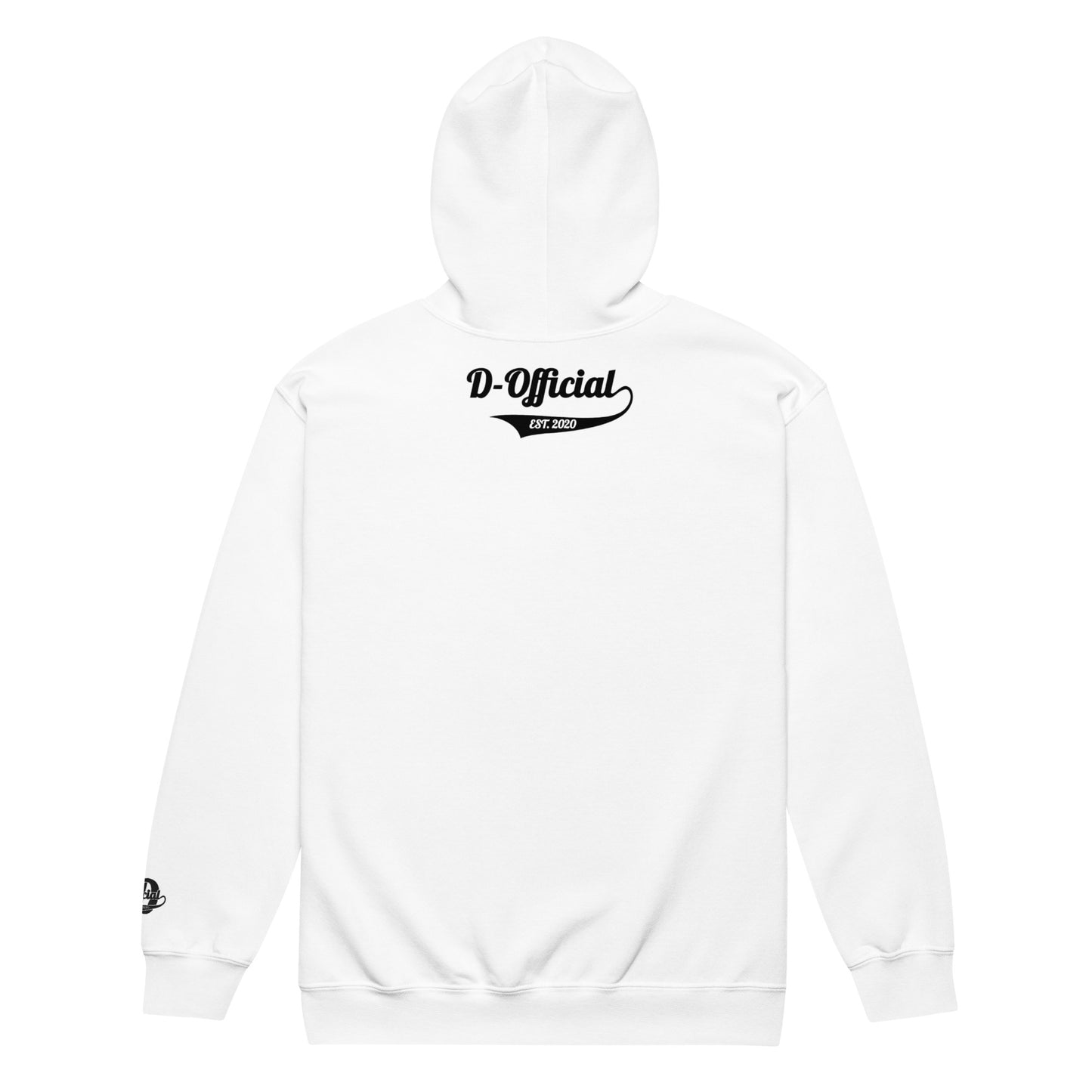 D-OFFICIAL BRANDS "Signature" Embroidered Zip-Up Hoodie