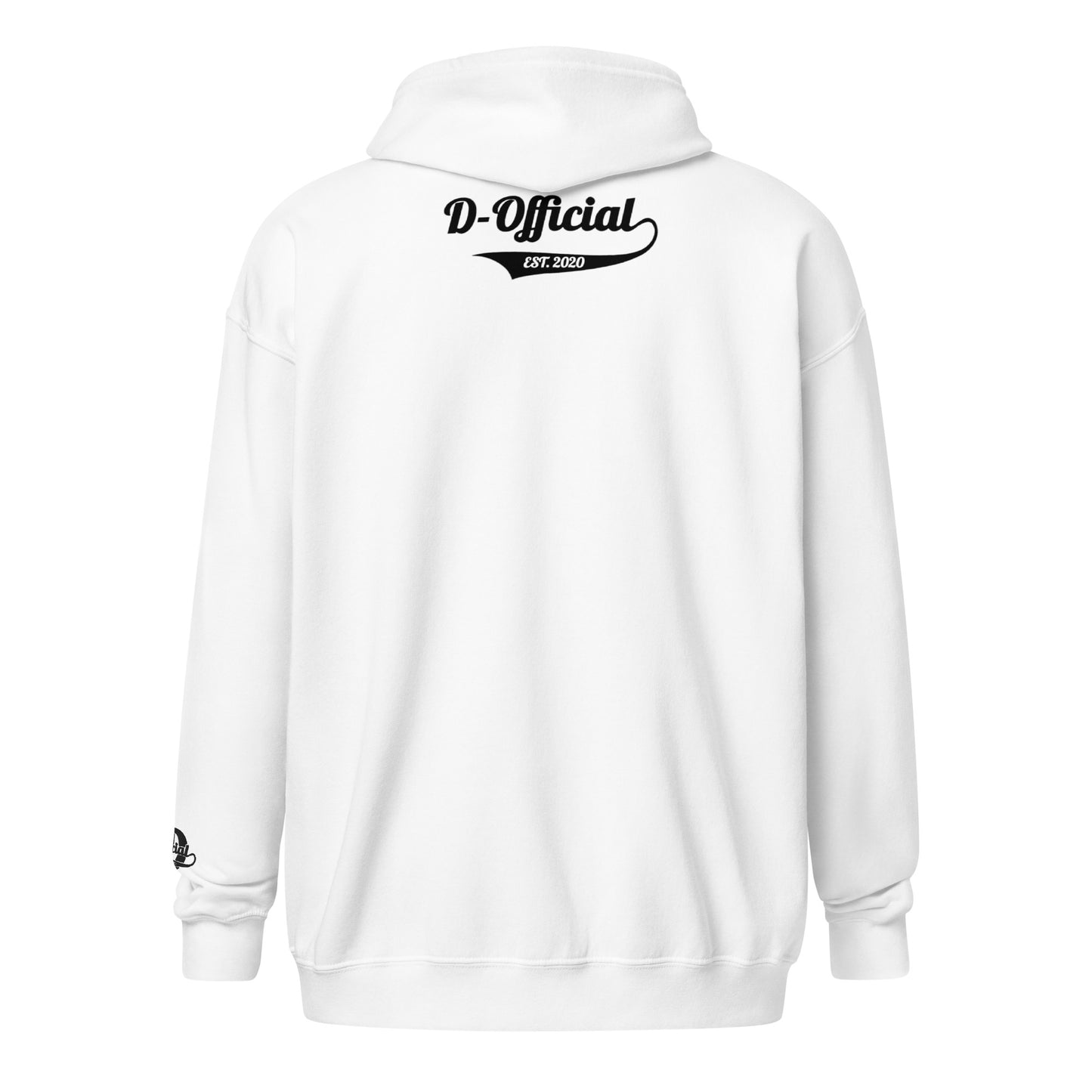 D-OFFICIAL BRANDS "Signature" Embroidered Zip-Up Hoodie