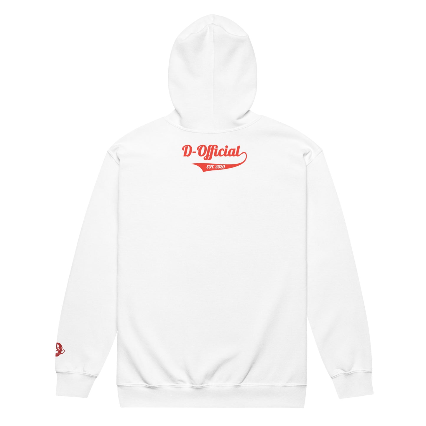 D-OFFICIAL BRANDS "Signature" Embroidered Zip-Up Hoodie