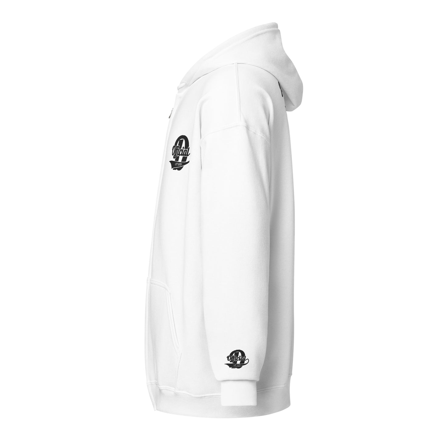 D-OFFICIAL BRANDS "Signature" Embroidered Zip-Up Hoodie