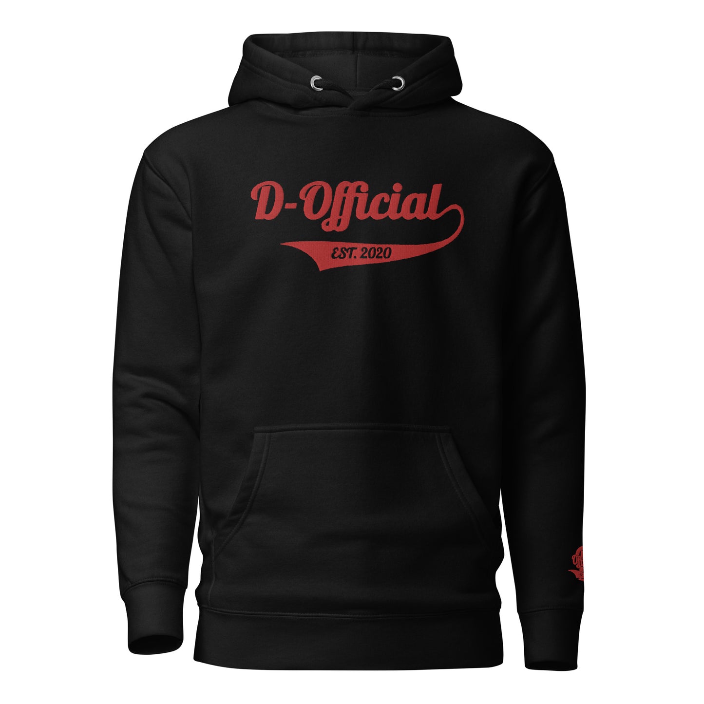 D-OFFICIAL BRANDS "Signature" Embroidered Pull-Over Hoodie