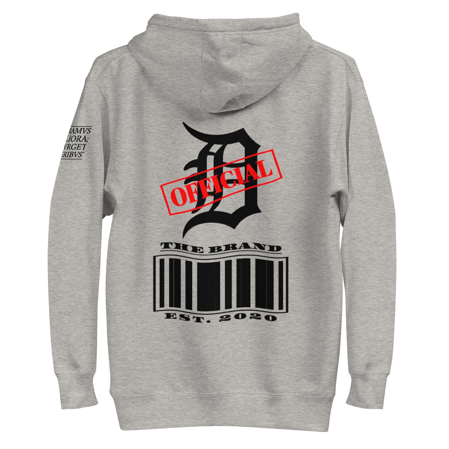 D-OFFICIAL BRANDS "Bar-Code" Pull-Over Hoodie