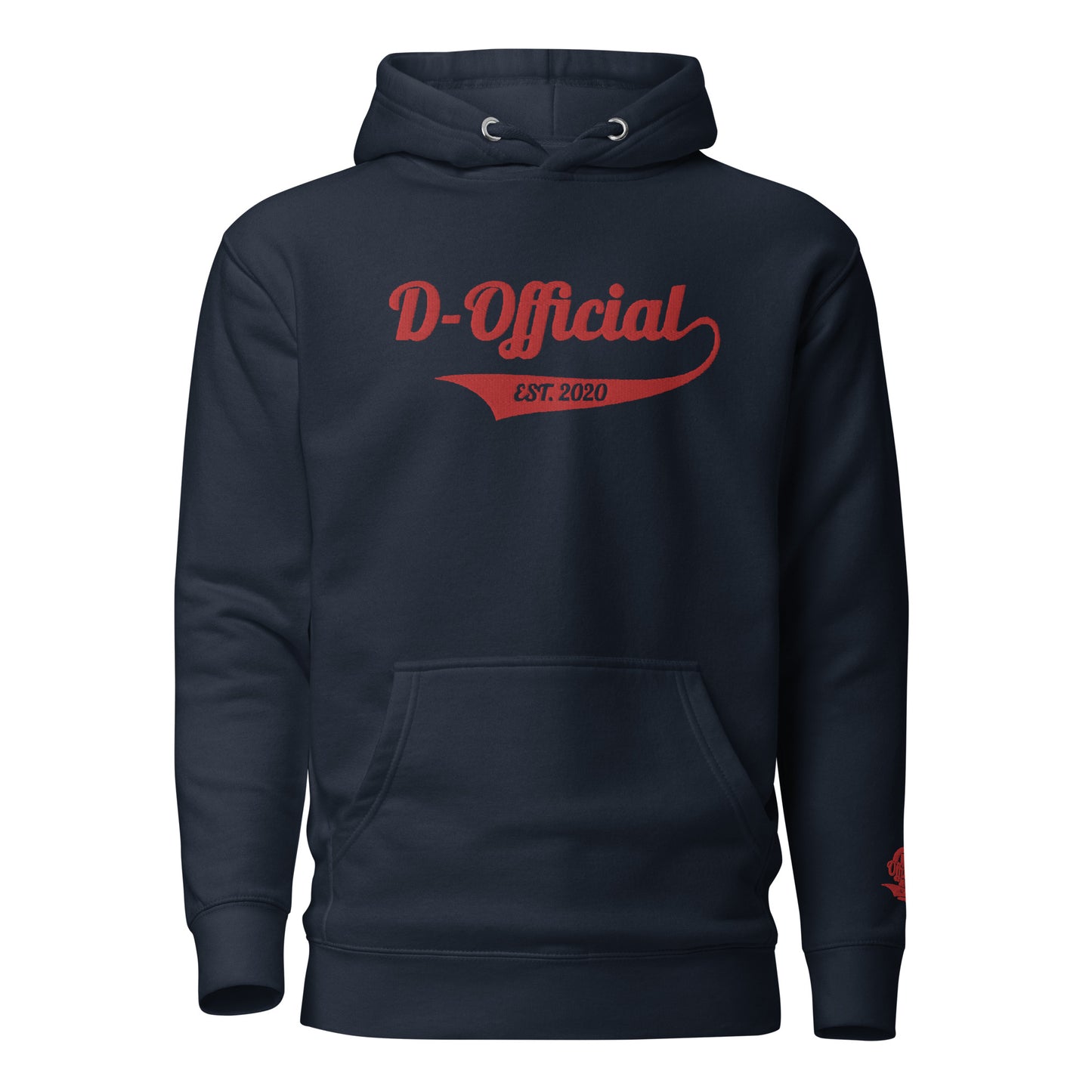 D-OFFICIAL BRANDS "Signature" Embroidered Pull-Over Hoodie