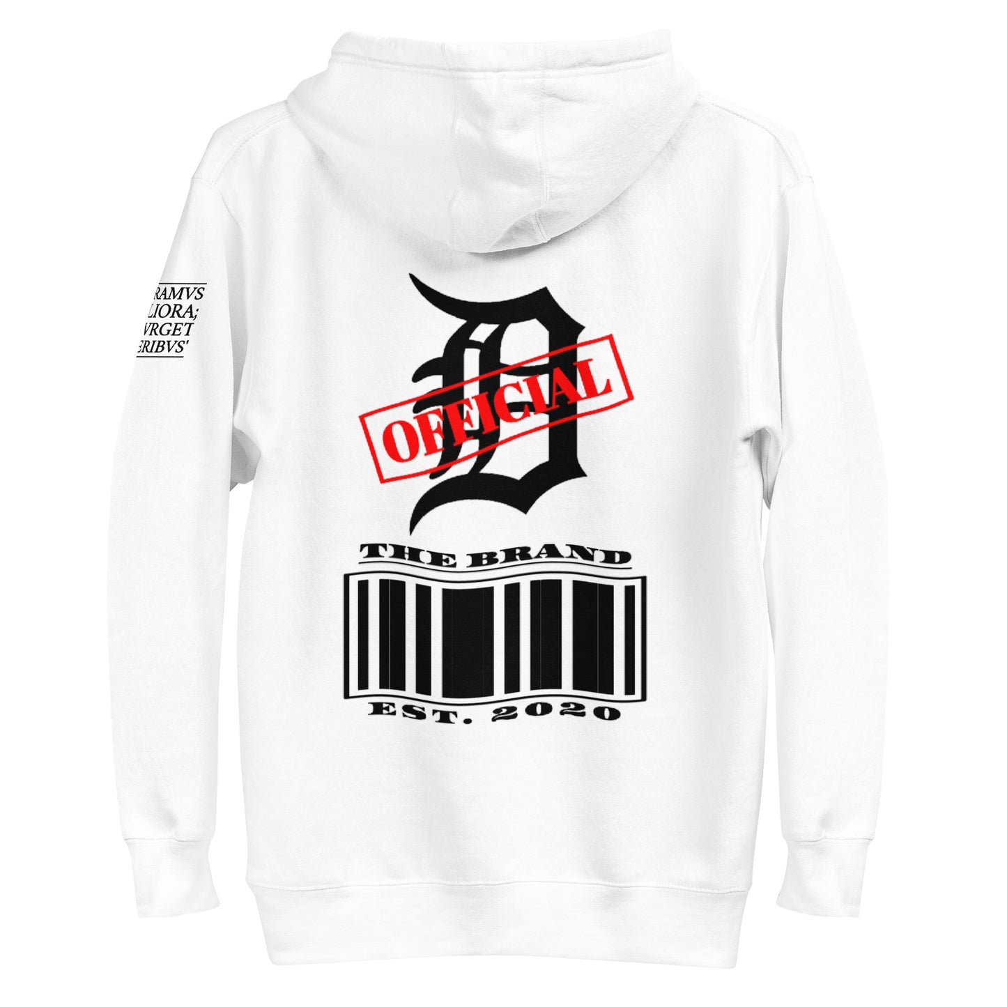 D-OFFICIAL BRANDS "Bar-Code" Pull-Over Hoodie