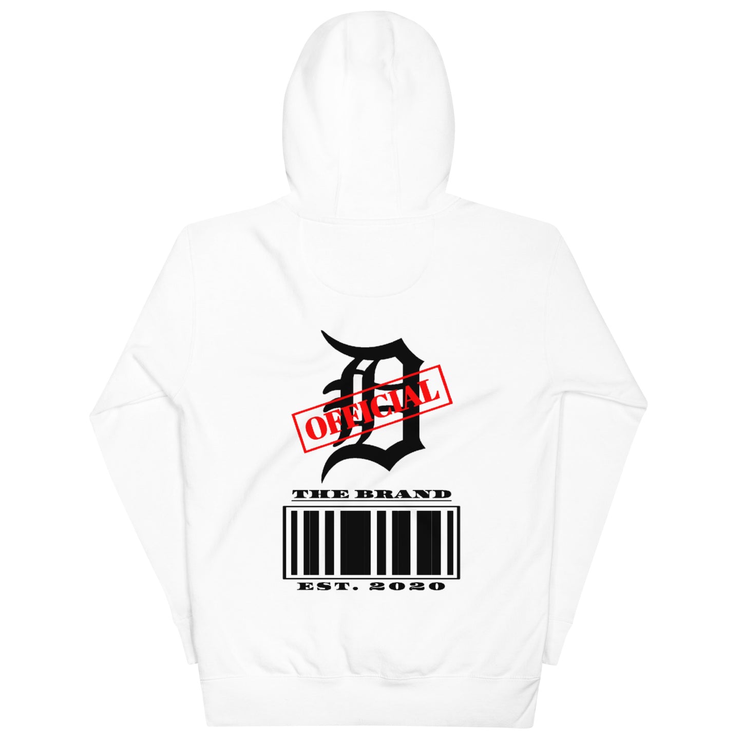 D-OFFICIAL BRANDS "Bar-Code" Pull-Over Hoodie