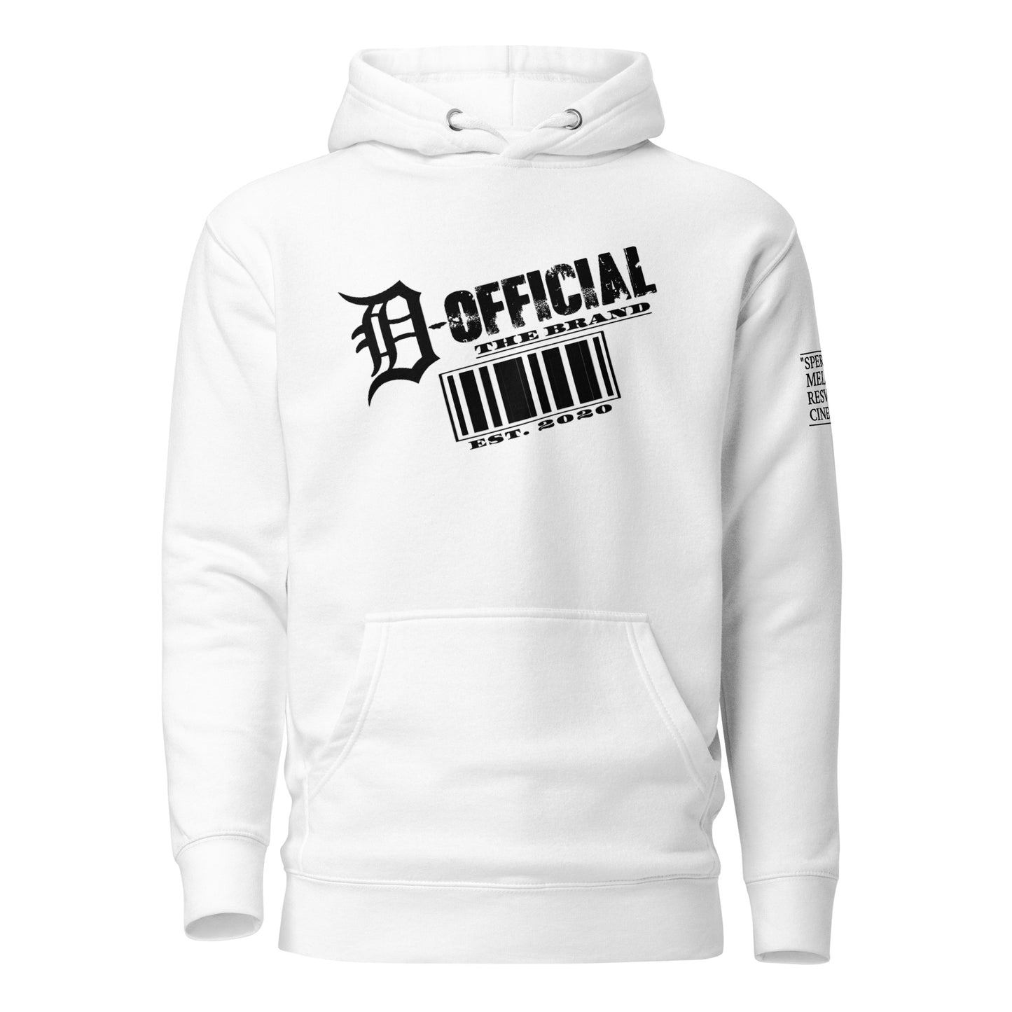 D-OFFICIAL BRANDS "Bar-Code" Pull-Over Hoodie