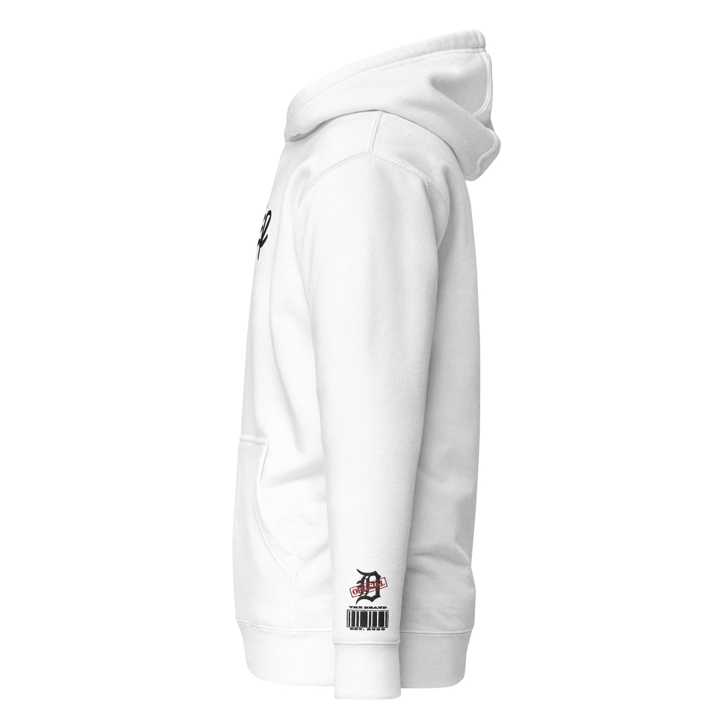 "DEXTER AVE." Embroidered Fleece Hoodie, By D-OFFICIAL BRANDS