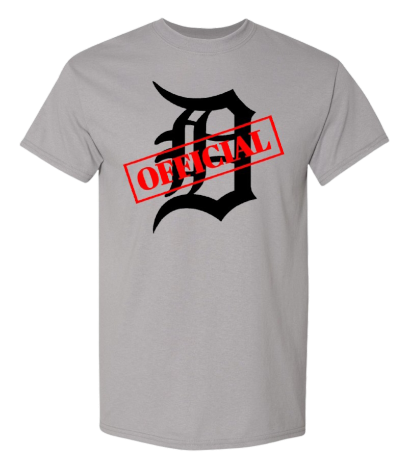 D-OFFICIAL BRANDS "Original Logo" T-Shirt (Black D Image)