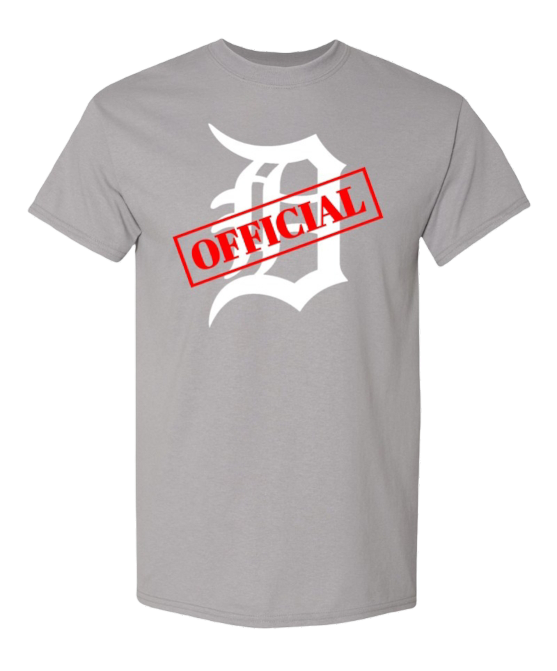 D-OFFICIAL BRANDS "Original Logo" T-Shirt (White D Image)