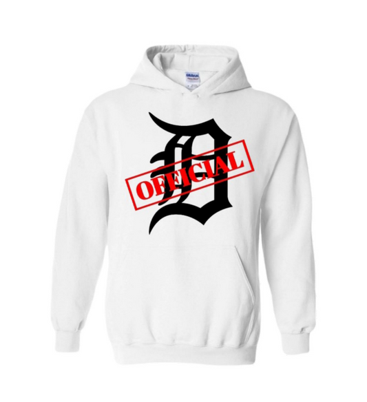 D-OFFICIAL BRANDS "Original Logo" Pullover Hoodie (Black Logo Collection)