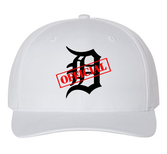 D-OFFICIAL BRANDS "Original Logo" Snapback Baseball Cap (Black Logo Collection)