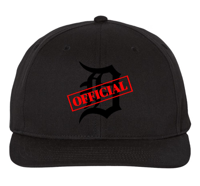 D-OFFICIAL BRANDS "Original Logo" Snapback Baseball Cap (Black Logo Collection)