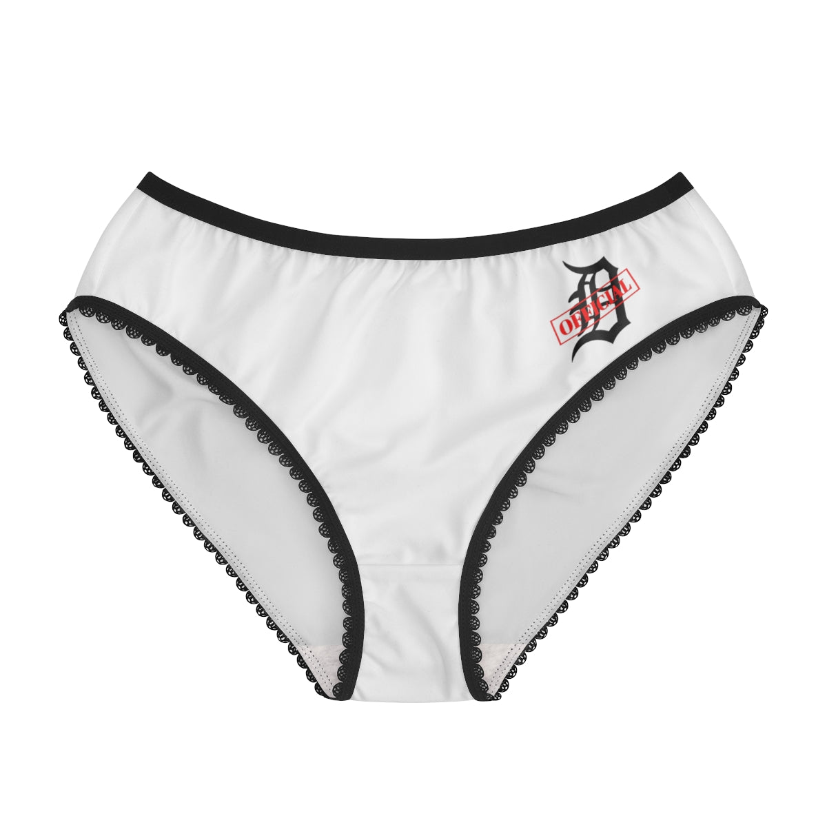 D-OFFICIAL BRANDS "Original Logo" Women's Briefs (Black Logo Collection)