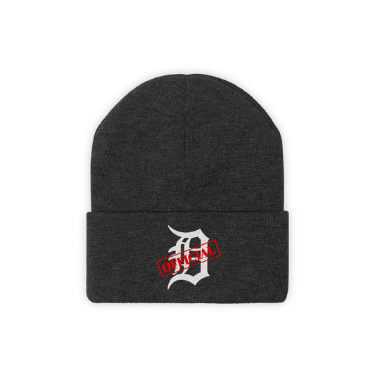 D-OFFICIAL BRANDS "Original Logo" Knit Beanie