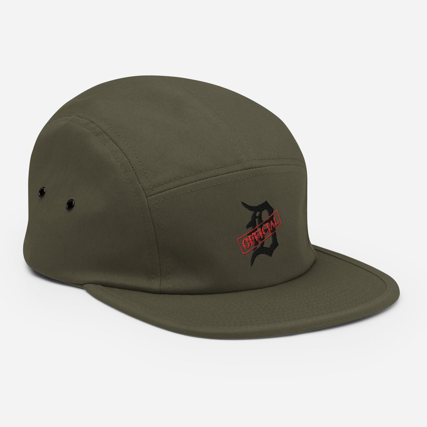 D-OFFICIAL BRANDS "Original Logo" Five Panel Military-Style Cap