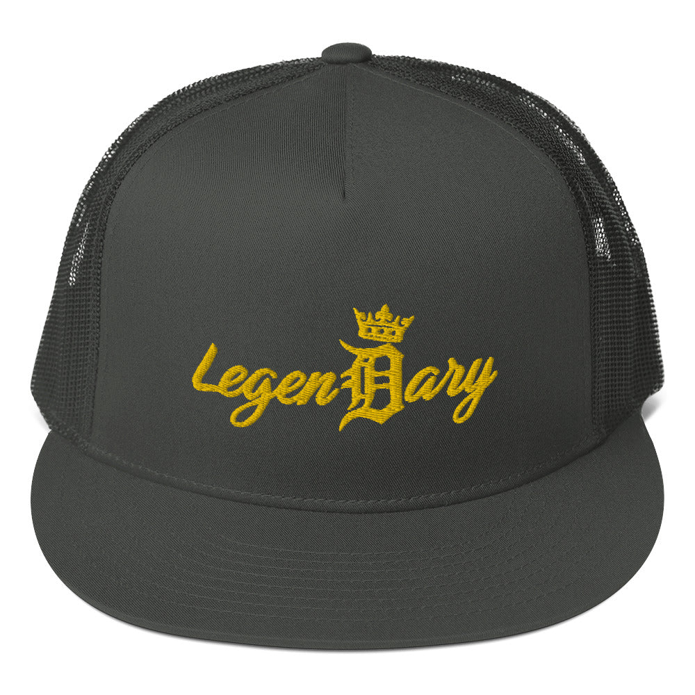 D-OFFICIAL BRANDS "LegenDary" Embroidered Trucker Cap