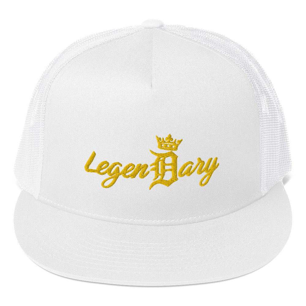 D-OFFICIAL BRANDS "LegenDary" Embroidered Trucker Cap