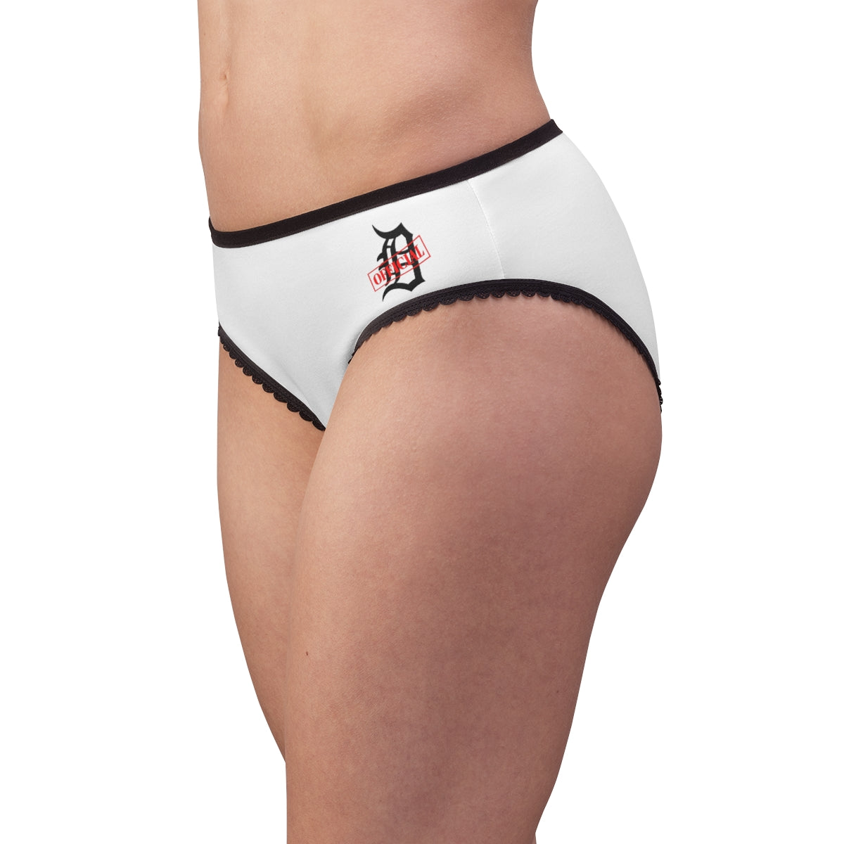 D-OFFICIAL BRANDS "Original Logo" Women's Briefs (Black Logo Collection)