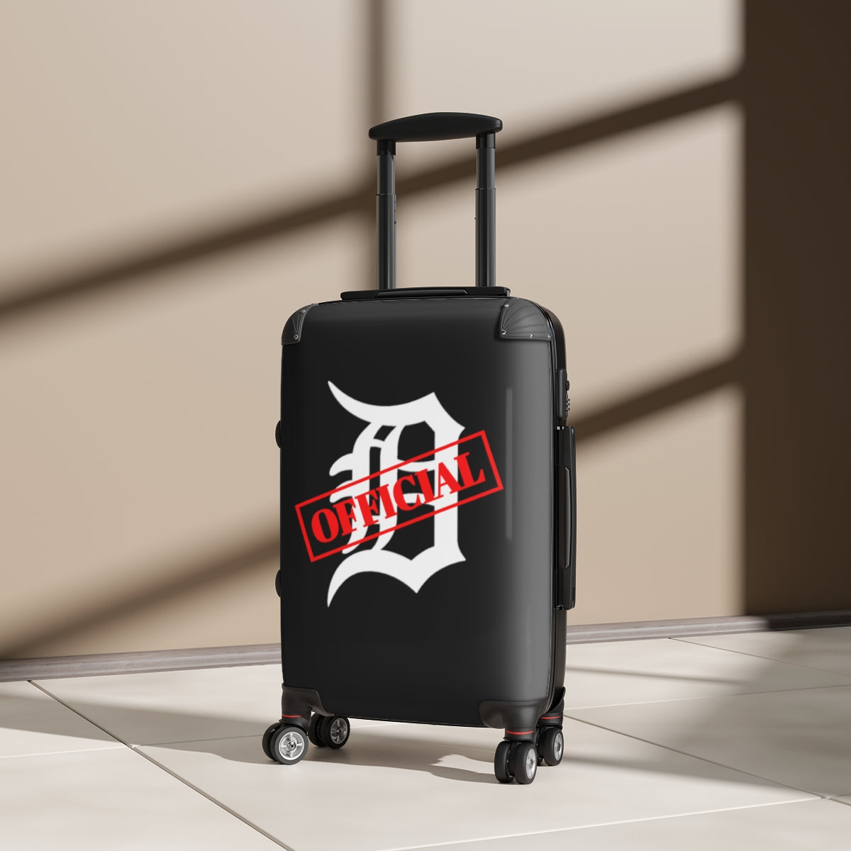 D-OFFICIAL BRANDS "Original Logo" Travel Luggage (Black Logo Collection)