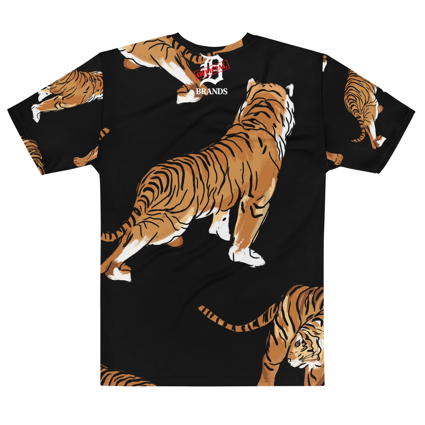 D-OFFICIAL BRANDS "Original Logo" Tiger Graphic T-Shirt