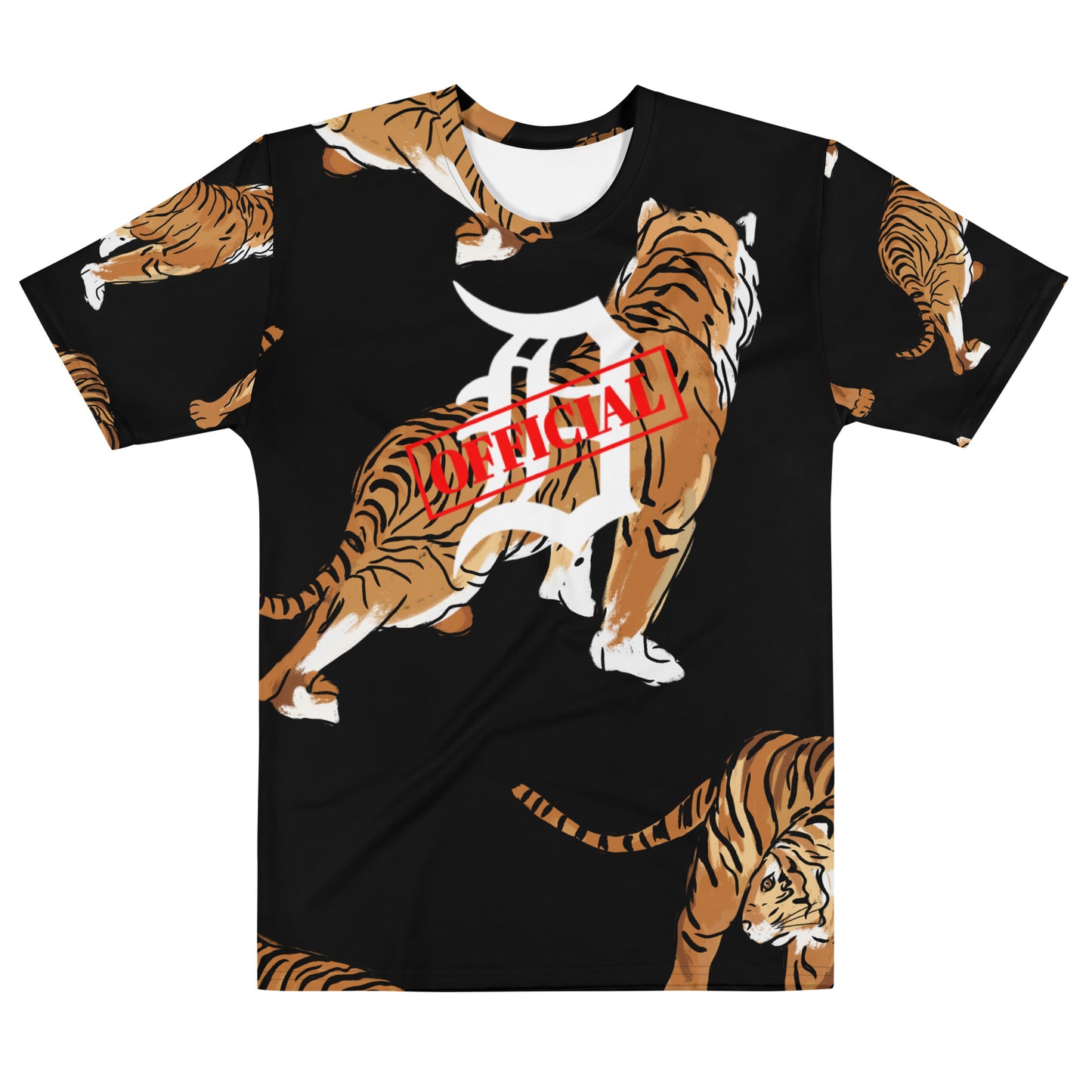 D-OFFICIAL BRANDS "Original Logo" Tiger Graphic T-Shirt