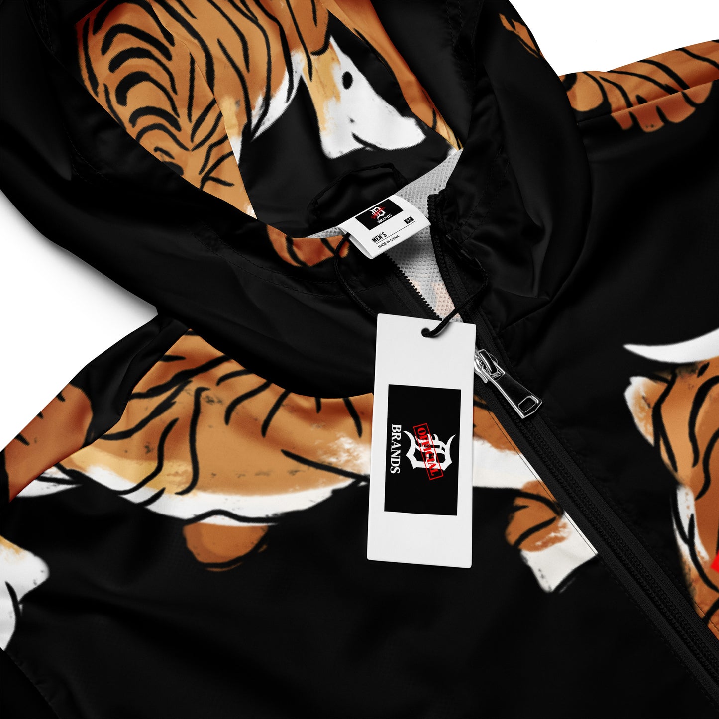 D-OFFICIAL BRANDS "Original Logo/Tiger Graphics" Windbreaker