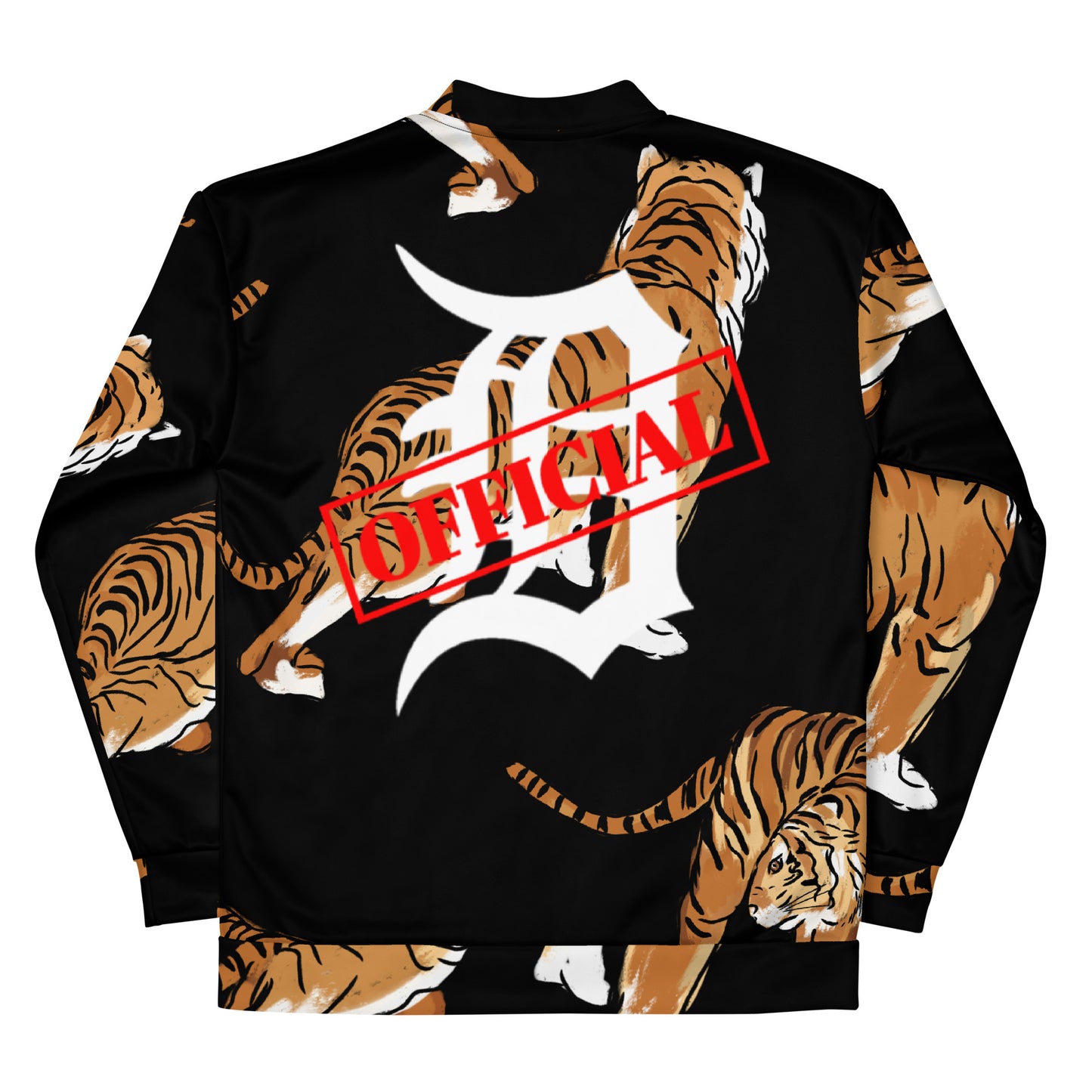 D-OFFICIAL BRANDS "Original Logo/Tiger Graphics" Bomber Jacket